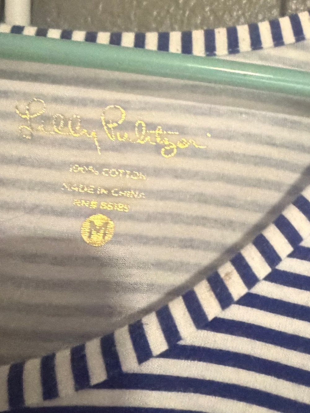 Lilly Pulitzer Navy and White Striped Dress - Picture 2 of 3